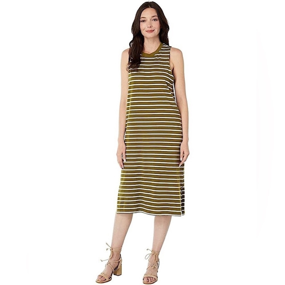 Madewell Organic Cotton Crewneck Tank Midi Dress